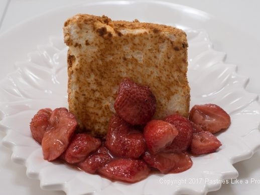 Balsamic Strawberries With Whipped Cream And Angel Food Cake Balsamic Strawberries With Whipped Cream And Angel Food Cake