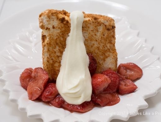 Balsamic Strawberries With Whipped Cream And Angelfood Cake Balsamic Strawberries With Whipped Cream And Angelfood Cake